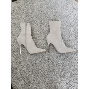 ALDO tan suede Stiletto ankle boot Size: 7 - Gently used